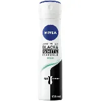 Bilde av Nivea Black & White Fresh Spray 150 ml Hudpleie - Kroppspleie - Deodorant - Damedeodorant