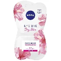Bilde av Nivea Bye Bye Dry Skin Nourishing Face Mask 2 pcs Hudpleie - Ansiktspleie - Ansiktsmasker