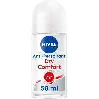 Bilde av Nivea Deo Rollon Dry Comfort 50 ml Hudpleie - Kroppspleie - Deodorant - Damedeodorant