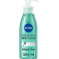 Bilde av Nivea Derma Skin Clear Wash Gel 150 ml Hudpleie - Ansiktspleie - Ansiktsrens