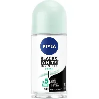 Bilde av Nivea Invisible Black & White Roll-On Deodorant - 50 ml Hudpleie - Kroppspleie - Deodorant - Damedeodorant
