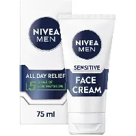 Bilde av Nivea MEN Sensitive Moisturiser Face Cream 75 ml Hudpleie - Ansiktspleie - Ansiktskrem - Dagkrem