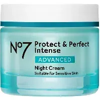Bilde av No7 Protect & Perfect Intense Advanced Night Cream Suitable For Sensitive Skin - 50 ml Hudpleie - Ansiktspleie - Ansiktskrem - Nattkrem