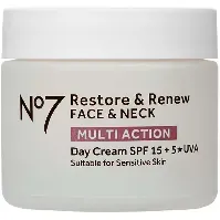 Bilde av No7 Restore & Renew Multi Action Day Cream Day Cream for Wrinkles and Firmer Skin, SPF15 - 50 ml Hudpleie - Ansiktspleie - Ansiktskrem - Dagkrem