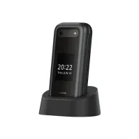 Bilde av Nokia 2660 Flip - 4G funksjonstelefon - dobbelt-SIM - RAM 48 MB / Internminne 128 MB - microSD slot - 320 x 240 piksler - rear camera 0,3 MP - svart Tele & GPS - Mobiltelefoner - Alle mobiltelefoner