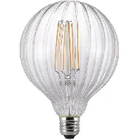 Bilde av Nordlux Avra Stripes E27 globepære, klar LED filament