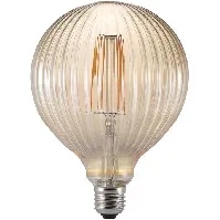 Bilde av Nordlux Avra Stripes E27 globepære, ravfarget LED filament