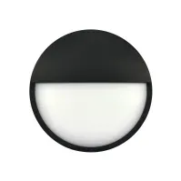 Bilde av Nordtronic Zaira - Vegglampe - LED - 12 W - klasse F - 3000/4000 K - svart, RAL 9005 Belysning - Utendørsbelysning - Veggbelysning