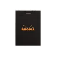 Bilde av Notesblok Rhodia A7 linjeret m/80 ark, sort Papir & Emballasje - Blokker & Post-It - Blokker