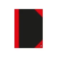 Bilde av Notesbog Kinabog Bantex A4 linjeret m/96 blade rød/sort Papir & Emballasje - Blokker & Post-It - Notatbøker