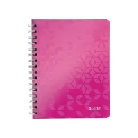 Bilde av Notesbog Leitz WOW, A5, linjeret, pink Papir & Emballasje - Blokker & Post-It - Notatbøker