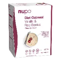 Bilde av Nupo - Diet Oatmeal Vanilla Red Berries 12 Servings - Helse og personlig pleie