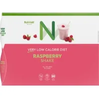 Bilde av Nutrilett VLCD Raspberry Shake meal replacement shake, 35 g, 20-PACK Sport & Trening - Tilbehør