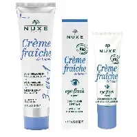 Bilde av Nuxe - Crème Fraîche de Beauté 3-in-1 Magic Cream - 100 ml + Nuxe - Creme Fraiche Eye Creme 15 ml - Skjønnhet