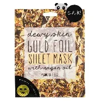 Bilde av Oh K! Glowing Skin Gold Foil Sheet Face Mask 35ml Hudpleie - Ansikt - Ansiktsmasker