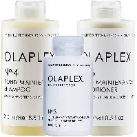 Bilde av Olaplex Olaplex Trio Treatment 100 ml, Shampoo No4 250 ml, Conditioner No5 250 ml Hårpleie - Pakkedeals