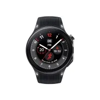 Bilde av OnePlus Watch 2 - 46 mm - smartklokke med stropp - fluorelastomer - håndleddstørrelse: 140-210 mm - display 1.43 - 32 GB - NFC, Wi-Fi, Bluetooth - svart stål Sport & Trening - Pulsklokker og Smartklokker - Smartklokker