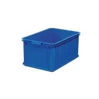 Bilde av Opbevaringskasse, 55 L, 60 x 40 x 28,5 cm, plast, blå Arkivering - Arkiv bokser / Mapper - Oppbevaringsbokser