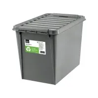 Bilde av Opbevaringskasse SmartStore Recycled 65, 59 x 39 x 43 cm, 61 L, grå Arkivering - Arkiv bokser / Mapper - Oppbevaringsbokser