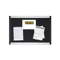 Bilde av Opslagstavle Bi-Office Provision Softouch 90x120 cm med sort skum overflade interiørdesign - Tavler og skjermer - Oppslagstavler