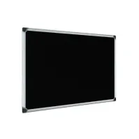 Bilde av Opslagstavle Maya 60x90 cm sort med aluminiumsramme interiørdesign - Tavler og skjermer - Oppslagstavler