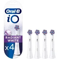 Bilde av Oral-B Oral-B Refiller iO Radiant 4-pk, hvid Børstehoder,Børstehoder,Personpleie,Top Toothbrush