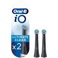 Bilde av Oral-B Oral-B Refiller iO Ultimate Clean 2-pk, svart Børstehoder,Børstehoder,Personpleie,Top Toothbrush