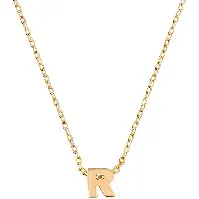 Bilde av Orelia Gold Plated Initial R Necklace Giftbox Initial S Accessories - Smykker - Halskjeder