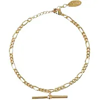Bilde av Orelia T-Bar Chunky Fiagaro Bracelet Pale Gold Accessories - Smykker - Armbånd