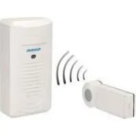 Bilde av Orno Wireless doorbell DISCO DC, battery-operated with learning system, white (OR-DB-KH-122) Huset - Sikkring & Alarm - Adgangskontrollsystem