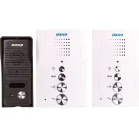 Bilde av Orno Z enfamilieintercom med intercom, håndsettfri, hvit, ELUVIO INTERCOM OR-DOM-RE-920/W - OR-DOM-RE-920/W Huset - Sikkring & Alarm - Adgangskontrollsystem