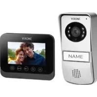 Bilde av Orno håndsettfri videointercom, farge, 4,3 LCD, med proximity tag-leser, svart, ENIF RFID Huset - Sikkring & Alarm - Adgangskontrollsystem