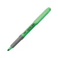 Bilde av Overstregningspen BIC Highlighter Grip grøn med skrå spids - (12 stk.) Skriveredskaper - Overtrekksmarkør - Tynne overstreksmarkører