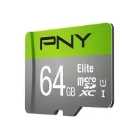 Bilde av PNY Elite - Flashminnekort - 64 GB - UHS-I U1 / Class10 - microSDXC UHS-I Foto og video - Foto- og videotilbehør - Minnekort