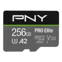 Bilde av PNY P-SDU256V32100PRO-GE, 256 GB, MicroSDXC, klasse 10, UHS-I, 100 MB/s, 90 MB/s Foto og video - Foto- og videotilbehør - Minnekort