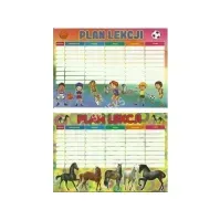 Bilde av POLSYR Leksjonsplan D med tema hest og idrett Papir & Emballasje - Kalendere & notatbøker - Kalendere
