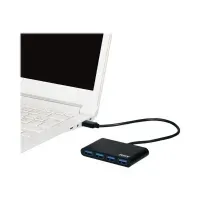 Bilde av PORT Connect - Hub - 4 x SuperSpeed USB 3.0 - stasjonær PC tilbehør - Kabler og adaptere - USB Huber