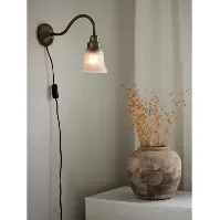 Bilde av PR Home Emmi Vegglampe Antikk messing 34cm Dekorasjonsbelysning,Belysning