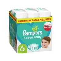 Bilde av Pampers Active Baby 6 bleier, 13-18 kg, 128 stk. Rengjøring - Personlig Pleie - Personlig pleie