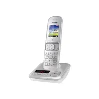 Bilde av Panasonic KX-TGH720G - Trådløs telefon - svarersystem med anrops-ID/samtale venter - DECT\GAP - treveis anropskapasitet - sølvperle Tele & GPS - Fastnett & IP telefoner - Trådløse telefoner