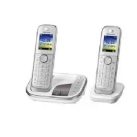 Bilde av Panasonic KX-TGJ322GW - Trådløs telefon - svarersystem med anrops-ID - DECT - hvit + ekstra håndsett Tele & GPS - Fastnett & IP telefoner - Trådløse telefoner