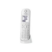 Bilde av Panasonic KX-TGQ200 - Trådløs digitaltelefon - DECT\GAP - treveis anropskapasitet - hvit Tele & GPS - Fastnett & IP telefoner - Trådløse telefoner