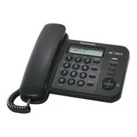 Bilde av Panasonic KX-TS560FXB - Telefon med ledning med anrops-ID/samtale venter Tele & GPS - Fastnett & IP telefoner - Alle fastnett telefoner