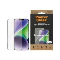 Bilde av PanzerGlass™ | Antibakteriell - Skjermbeskytter for mobiltelefon - Ultra-Wide Fit - rammefarge svart | Apple iPhone 13 Pro Max/14 Plus Tele & GPS - Mobilt tilbehør - Skjermbeskyttelse
