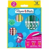 Bilde av Paper Mate - Children's Colouring Felt Tip Pens 12-Blister (2166507) - Leker