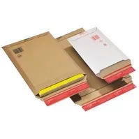 Bilde av Papkonvolut ColomPac, 290 x 400 x 50 mm, brun, pakke a 20 stk. Papir & Emballasje - Konvolutter og poser - Fraktposer