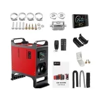Bilde av Parkeringsvarmer/varmer HCALORY HC-A02, 8 kW, Diesel, Bluetooth (rød) Utendørs - Camping - Diverse utstyr