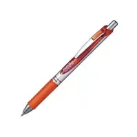 Bilde av Pentel EnerGel Xm, Uttrekkbar gelépenn, Oransje, Sølv, Oransje, Plast, Gummi, Rund, 0,35 mm Skriveredskaper - Kulepenner & Fyllepenner - Kulepenner med trykk-knapp