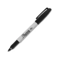 Bilde av Permanent marker Sharpie, fine, rund, sort Skriveredskaper - Markør - Permanenttusj