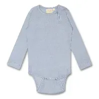 Bilde av Petit Piao Body L/S Modal Spring Blue - Babyklær